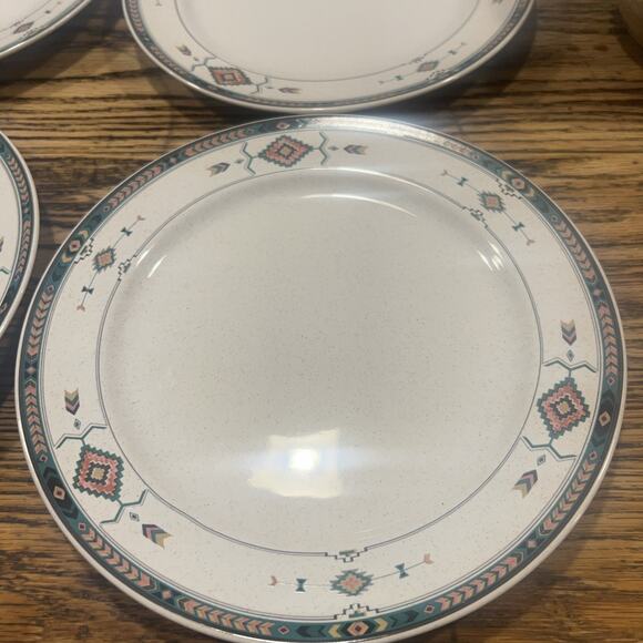Set of 7 Studio Nova Adirondack Salad Plates 8 1/4" Y2201 Southwestern - Picture 6 of 10
